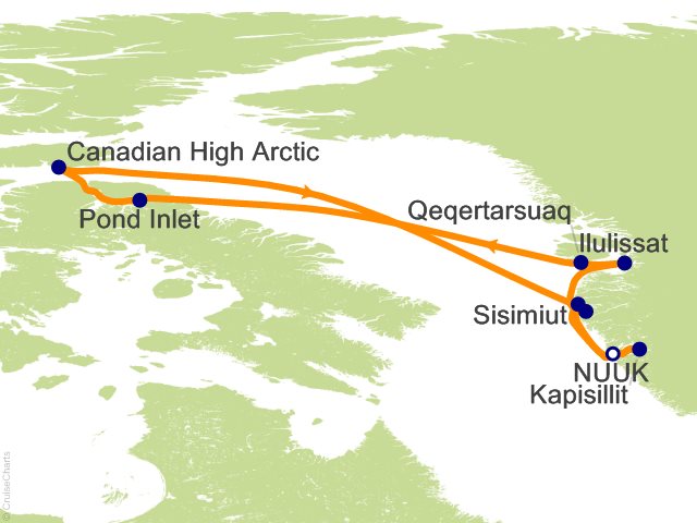 12 Night Into the Northwest Passage Cruise from Nuuk