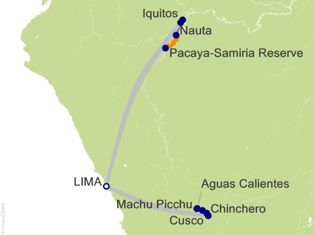 8 Night Exploring Peru Machu Picchu and the Amazon Cruise and Land Tour from Lima