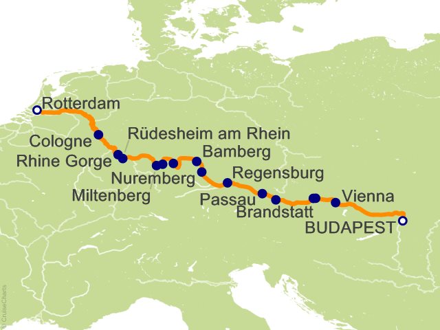 14 Night Jewels of Europe Cruise from Budapest