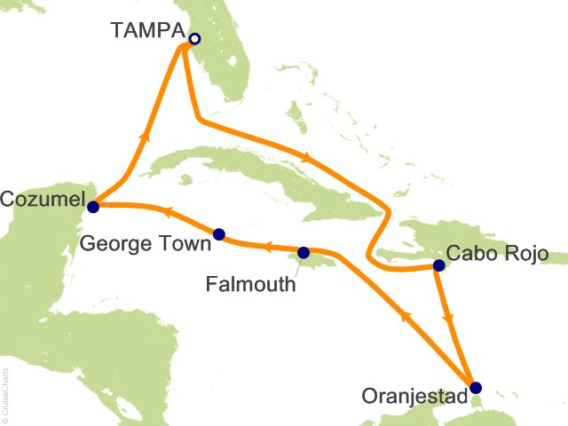 10 Night Caribbean Cruise from Tampa