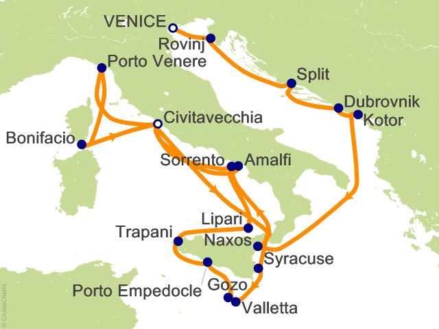 21 Night Star Collector   Iconic Italy   Centerpiece of the Mediterranean Cruise