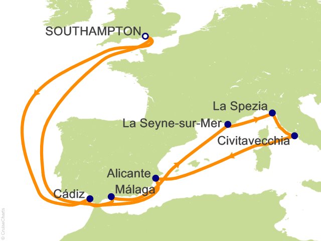 14 Night Mediterranean   Spain France and Italy Cruise