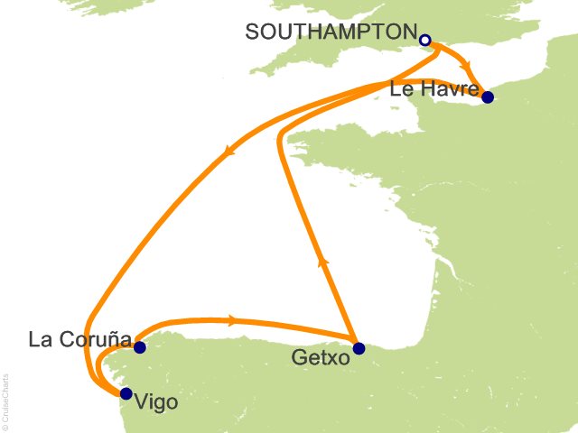 7 Night Spain and France Cruise