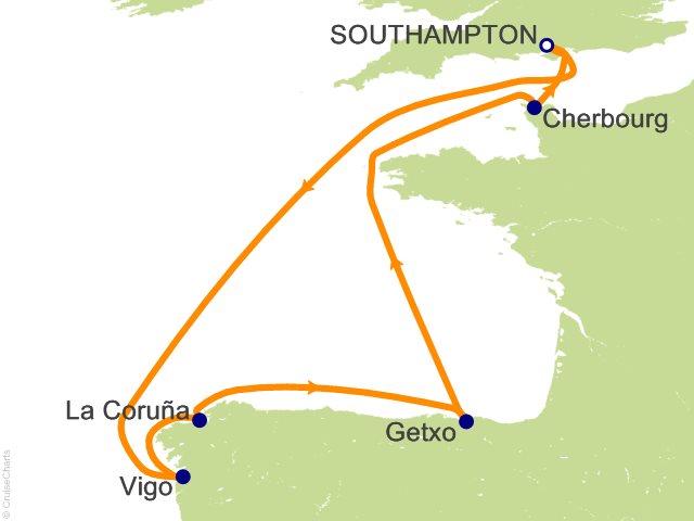 7 Night Spain and France Cruise