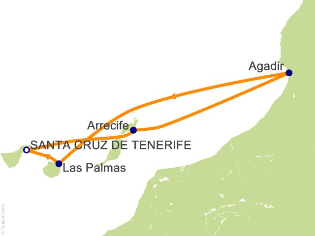 7 Night Canary Islands and Morocco Fly Cruise