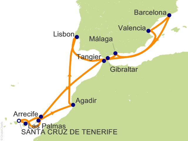 21 Night Christmas and New Year Canary Islands Cruise