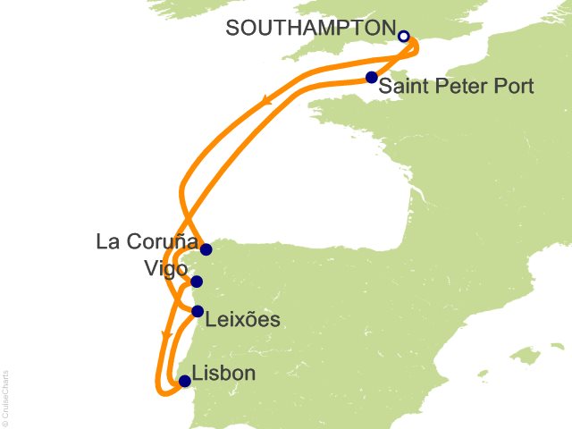 10 Night Spain and Portugal Cruise