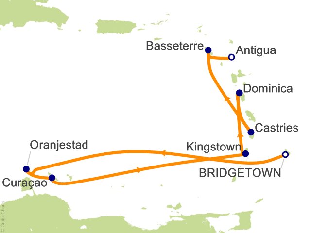 11 Night Caribbean Islands Fly Cruise