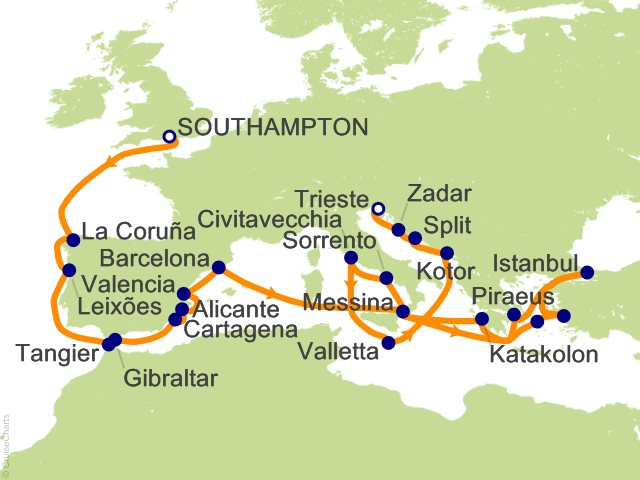 Britannia Deluxe Inside Stateroom