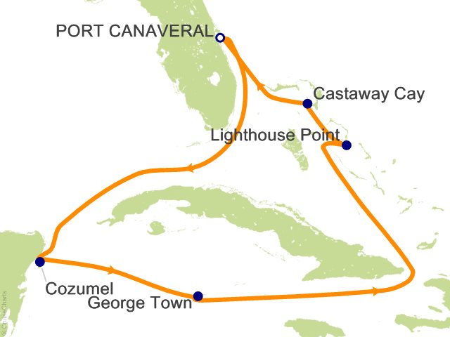 7 Night Very Merrytime Western Caribbean Cruise from Port Canaveral