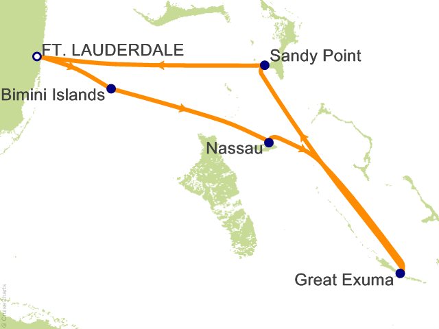 5 Night Fort Lauderdale to Fort Lauderdale Cruise from Fort Lauderdale