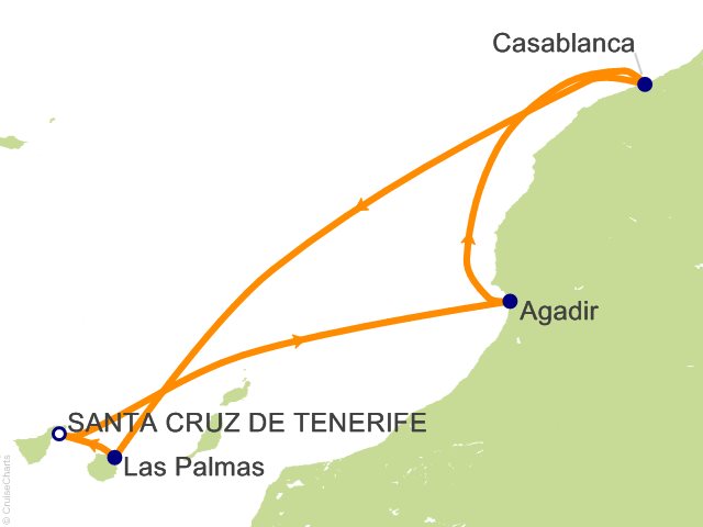 7 Night Canary Islands and Morocco Fly Cruise