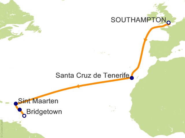 14 Night Caribbean Transatlantic Cruise