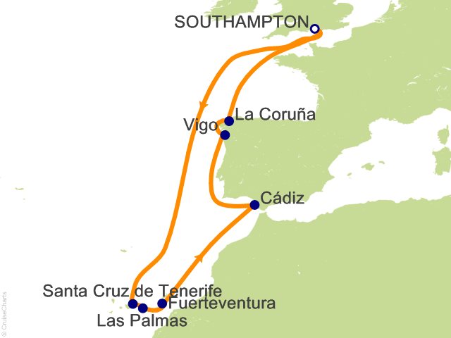 14 Night Spain and Canary Islands Cruise