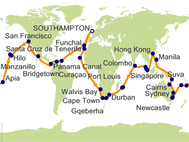 106 Night Epic World Explorer Cruise