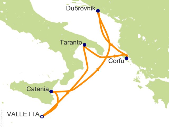 7 Night Central Mediterranean Fly Cruise
