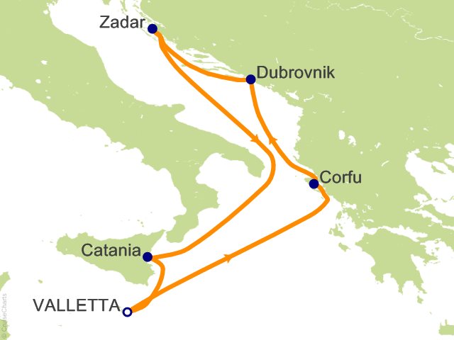 7 Night Central Mediterranean Fly Cruise