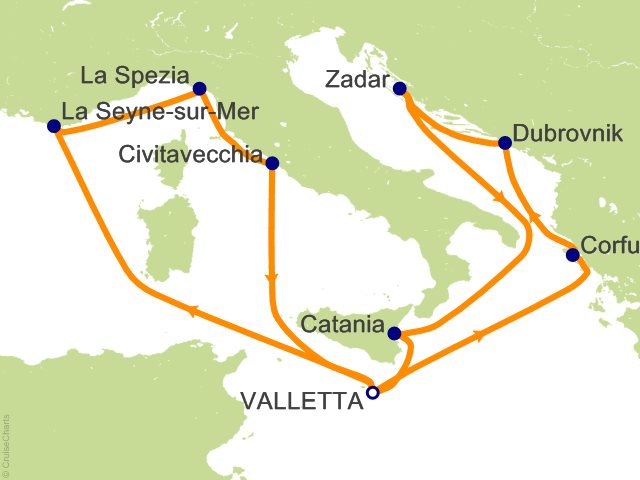 14 Night Mediterranean Fly Cruise