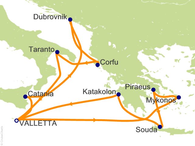 14 Night Mediterranean Fly Cruise