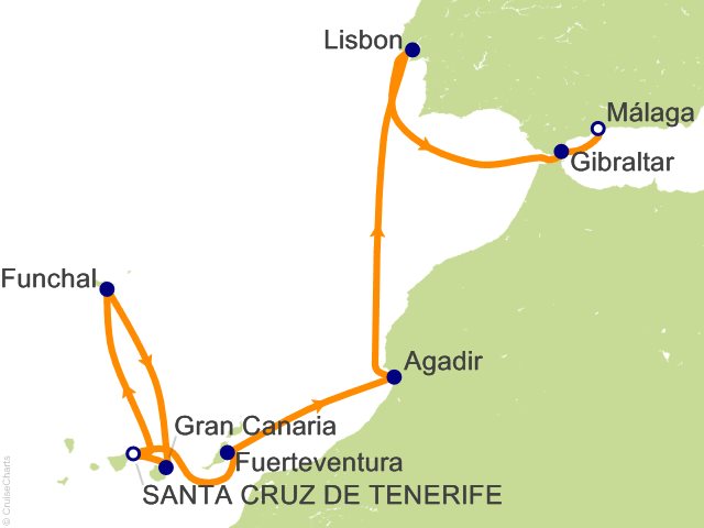 17 Night Christmas in Spain Portugal and the Canary Islands Cruise